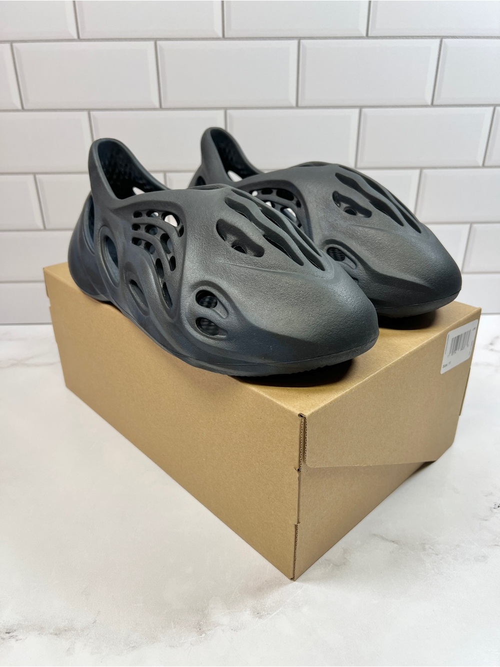 Adidas Yeezy Boost Foam Runner Mineral Blue Runners Foamrunner Foamrunners